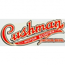 Body Side Decal - 50 Series - Adhesive Sticker - 1946-48 Cushman Scooter