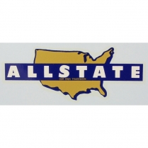 Allstate Decal - Adhesive Sticker - 1950-62 Cushman Scooter