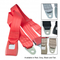Seat Belt - 2 Point Lap - Non-Retractable - Universal