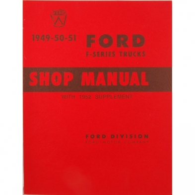 Shop Manual - 1948-52 Ford Truck Cover photo