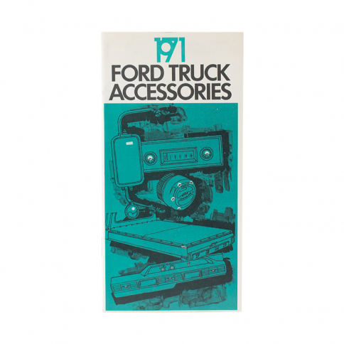 1971 Ford Truck Accessories Sales Brochure - 1971 Ford Truck Cover view