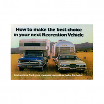 Towing and Camping Brochure - 1971 Ford Truck