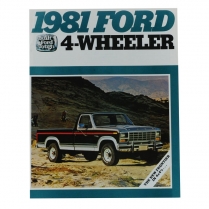 Sales Brochure - 4X4 - 1981 Ford Truck