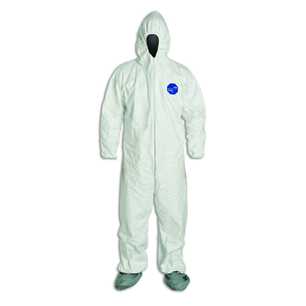 Tyvek&reg; 400 Disposable Coverall 2X-Large Hood & Boots Elastic Wrists