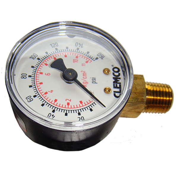 Clemco&reg; Nozzle Pressure Gauge Kit w/ Gauge & 3 Needles