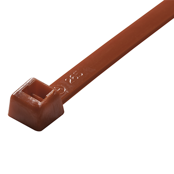 Zip Ties Nylon Red 4" 19lb 100/Pkg