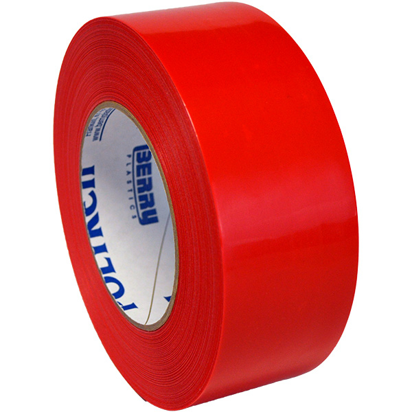 Polyken 757 Tape Poly 3" Red w/ Pinked Edge 60 Yards 16/Case