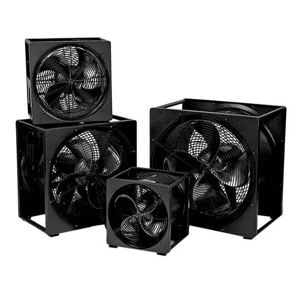 24" Electric Black Max Fan TEAO