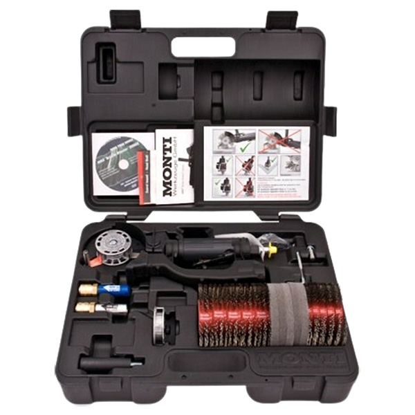 Monti Bristle Blaster&reg; Kit Pneumatic Carbon Steel Belts 11mm & 23mm