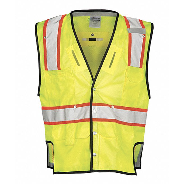 KISHIGO SAFETY VEST LIME LG