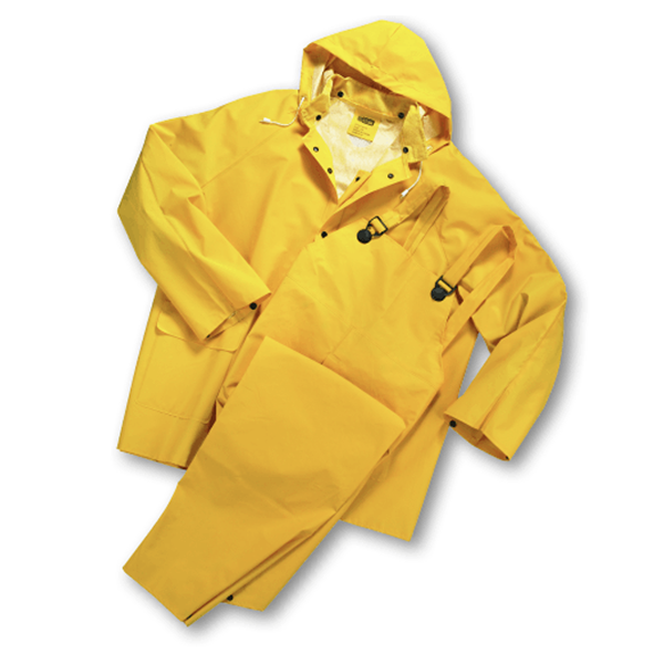 West Chester Flame Resistant Rain Suit 3X-Large Yellow