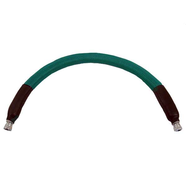 1/4" ID x 6" Insulated Hose 5000 PSI Green
