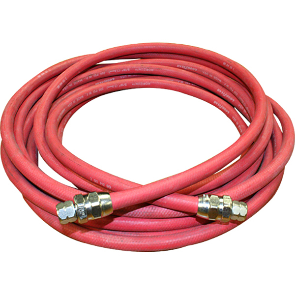 5/16" ID x 50' Air Hose w/ Fluid Hose Fittings