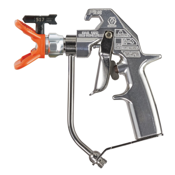 Graco&reg; Silver Plus&trade; Gun RAC 5 517 Tip 5000 PSI 2 Finger
