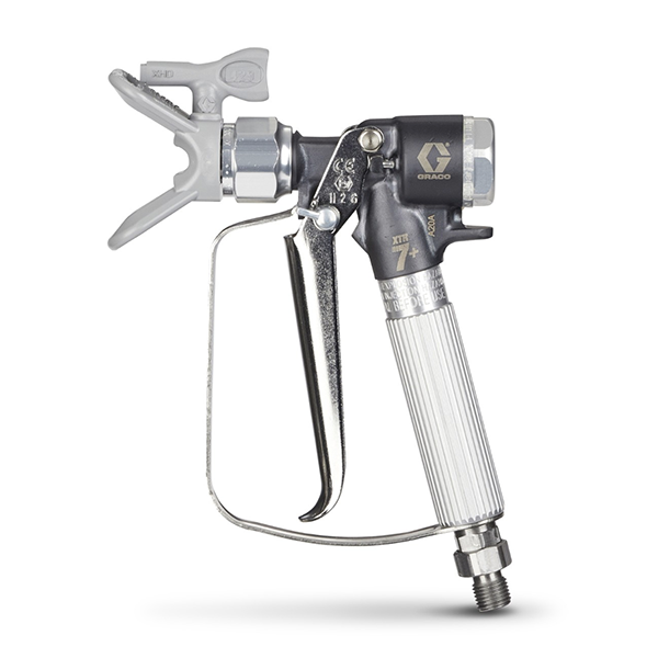 Graco&reg; XTR 7 Airless Spray Gun, round handle, 4-finger trigger, XHD RAC Switchti