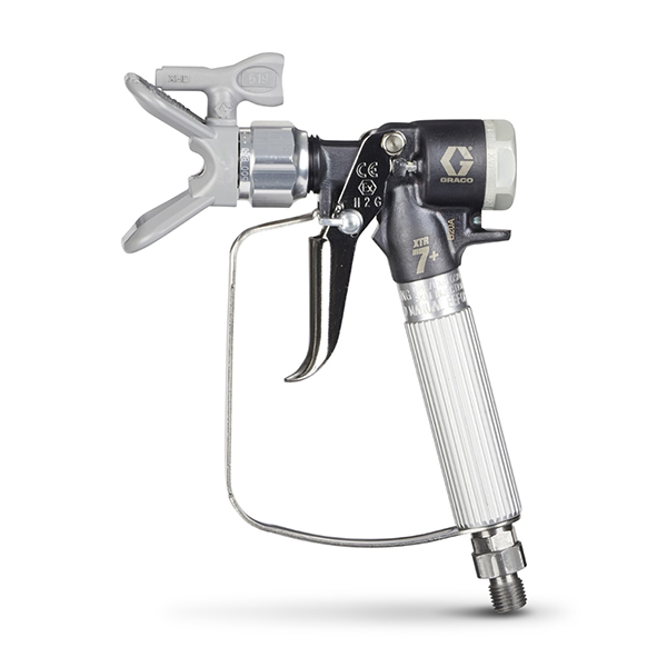 Graco&reg; XTR 7 Airless Spray Gun, round handle, 2-finger trigger, XHD RAC Switchti