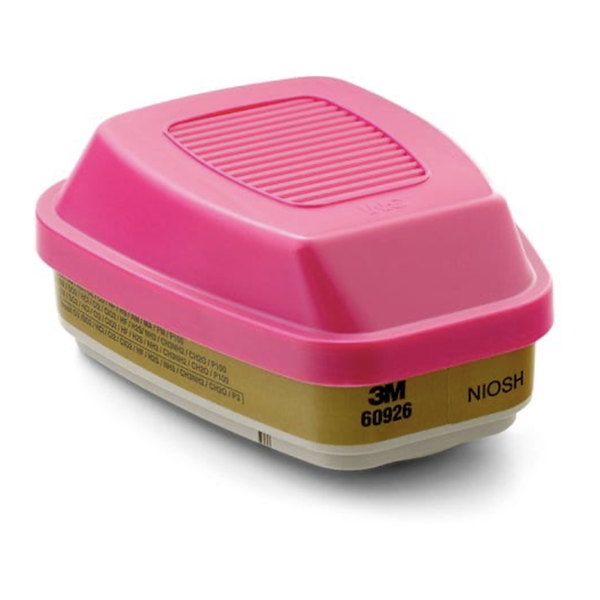 3M&trade; Multi Gas Vapor P100 Magenta & Olive
