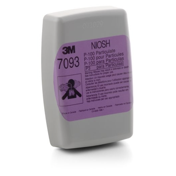 3M&trade; 7093B P100 Hepa Filter 2/Pkg