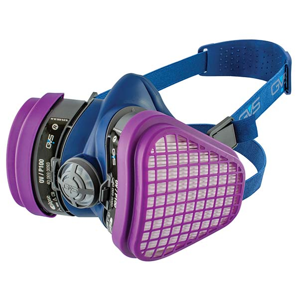 SPR467 Medium/Large Half Facepiece Respirator For Organic Vapor/P100