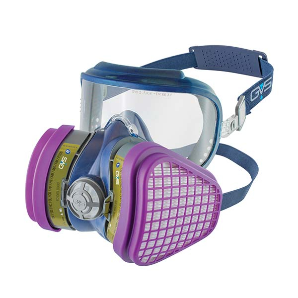 SPR624 Medium/Large Half Facepiece Respirator With Goggle Multigas P100