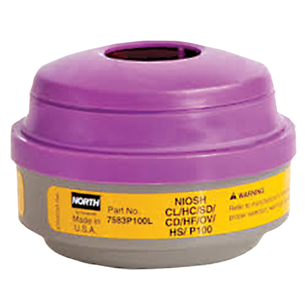 North&reg; 7583 P100 Acid Gas/Organic Vapor 2/Pkg