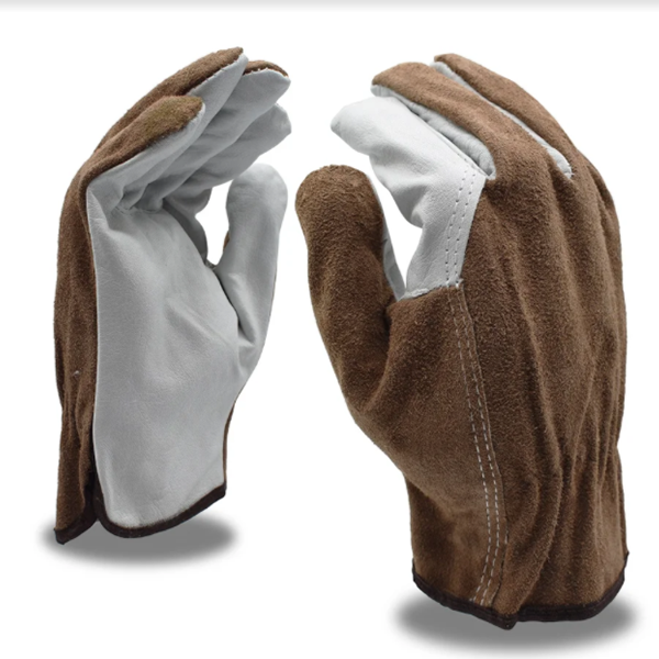 Cordova 8239 Gloves SZ MD Cowhide Driver Unlined Split Back