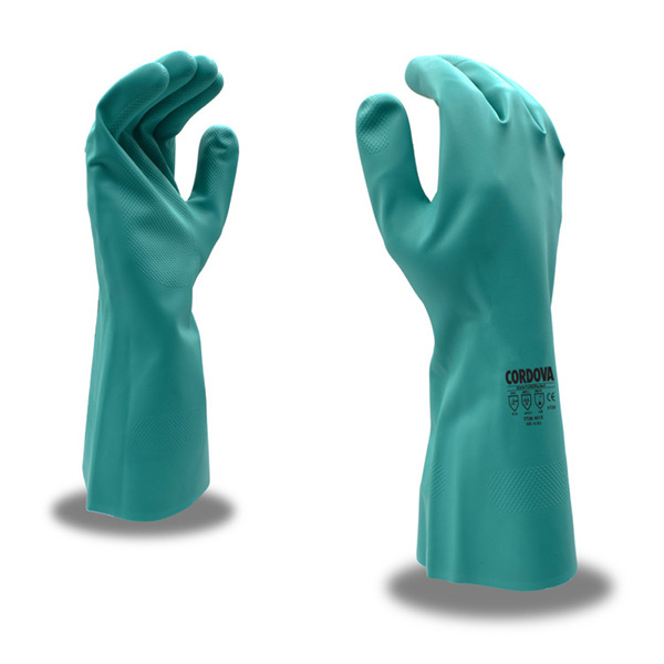 Cordova Gloves 4630 SZ MD Unsupported Nitrile 15 Mil Green 12/pkg