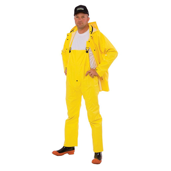 Cordova Safety StormFront&trade; 3-Piece Premium Rain Suit Size X-Large Yellow