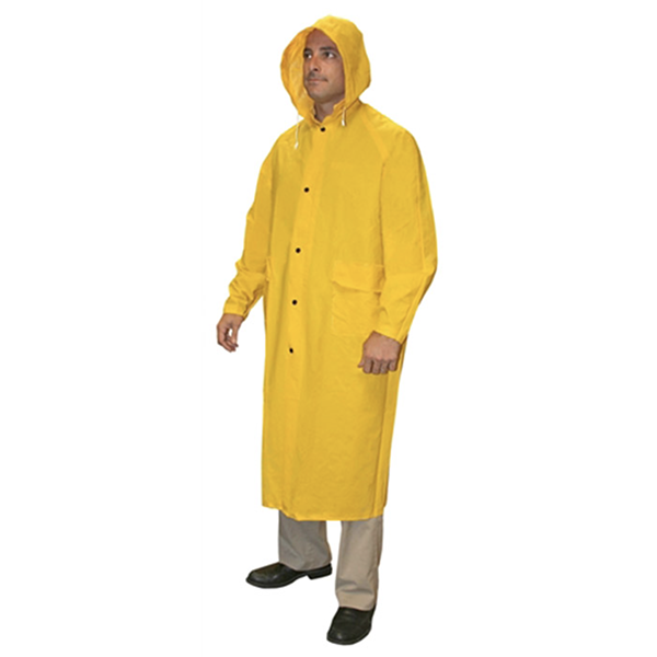 Cordova Safety Renegade&trade; Rain Coat Size 2X-Large Yellow 60" Long 2-piece