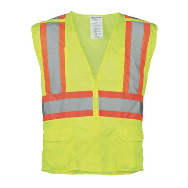 FR LIME MESH SAFETY VEST XL