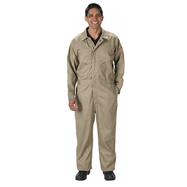 Lakeland FR Cotton Coveralls Medium Khaki 7 oz.