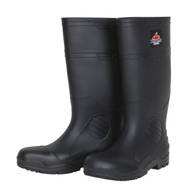 Steel Toe Boots SZ 8 Black Economy Grade