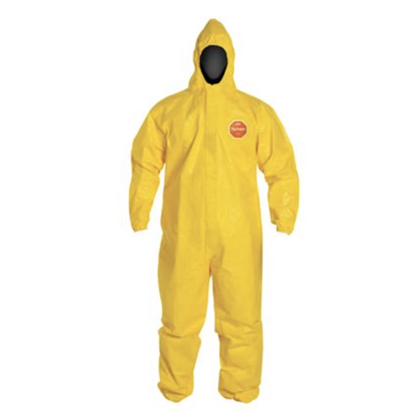 DuPont Tychem&reg; 2000 Coveralls with Hood 2X-Large Yellow