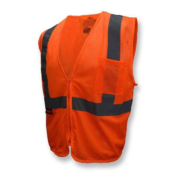 Radians SV25-2 Safety Vest ANSI Class 2 Level 2 Self Extinguishing 3X Orange