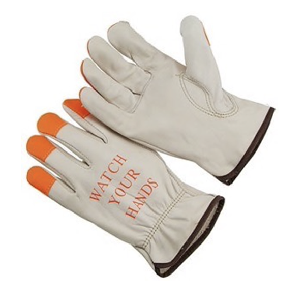 Gloves Drivers Hi VIS Finger o