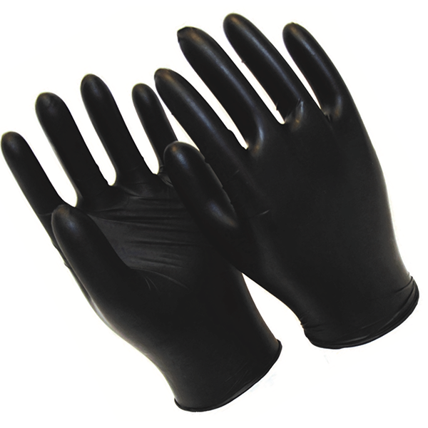 Seattle Glove V900BPF SZ XL Nitrile 5 Mil Powder-Free Black 100/Box