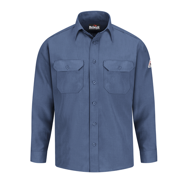Lightweight Nomex&reg; FR Uniform Shirt Large Navy